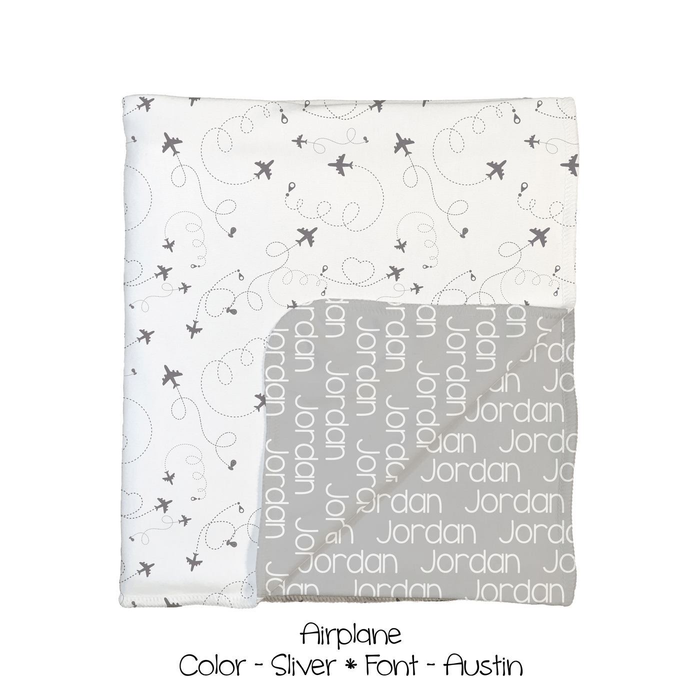 Airplane 2-Sided Swaddle
