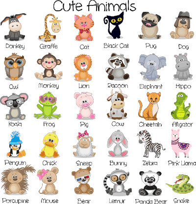 Build Your Own Cute Animal Collection