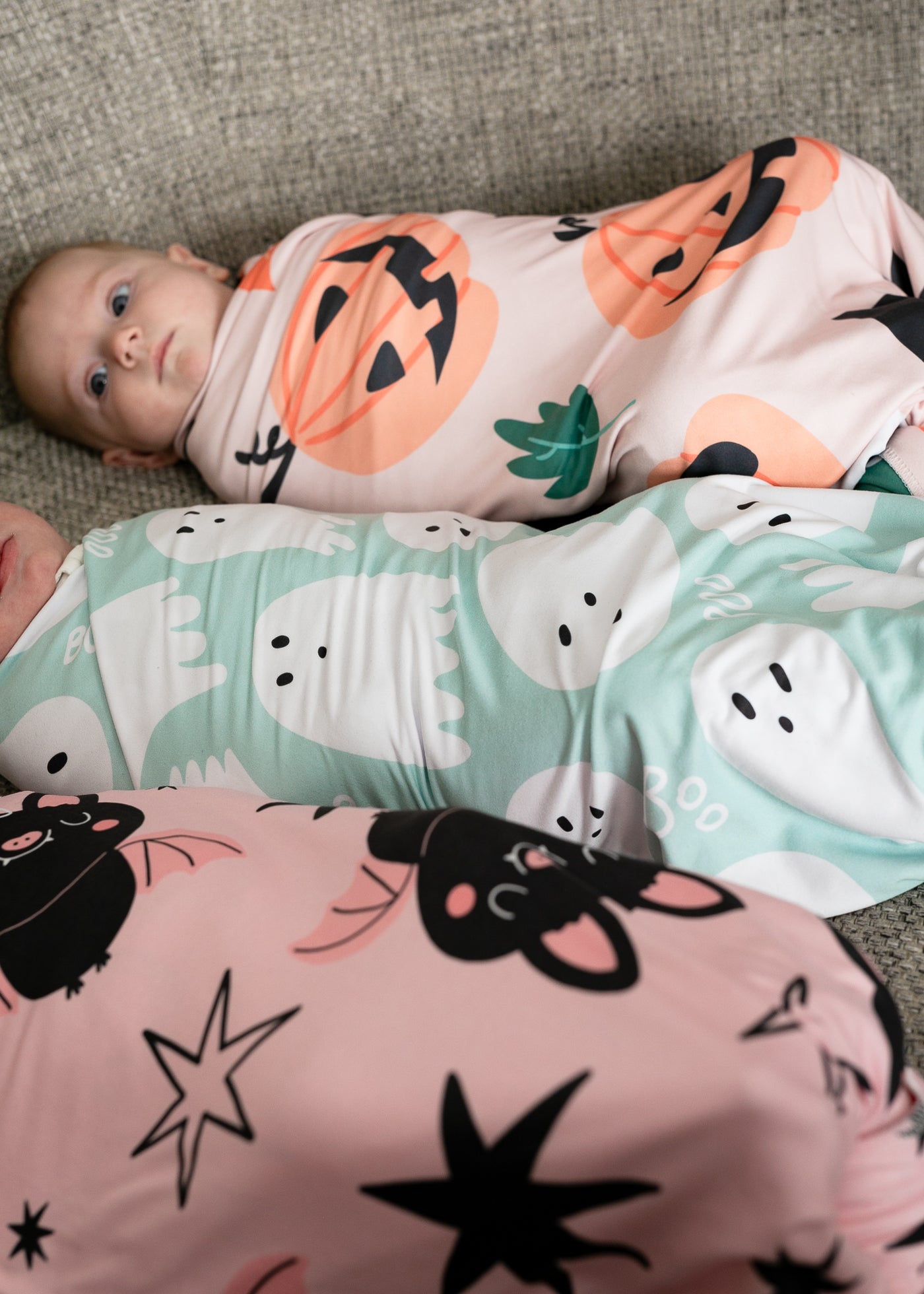 Halloween Doodle 2-Sided Swaddle