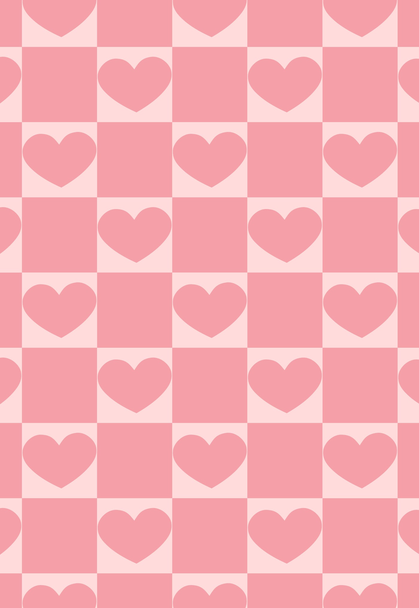 Checkered Hearts 2-Sided Swaddle