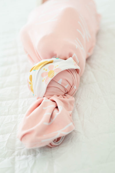 Spring Chicken 2-Sided Swaddle