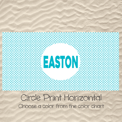 Circle Print Horizontal (Pick your color)