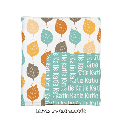 Leaves 2-Sided Swaddle