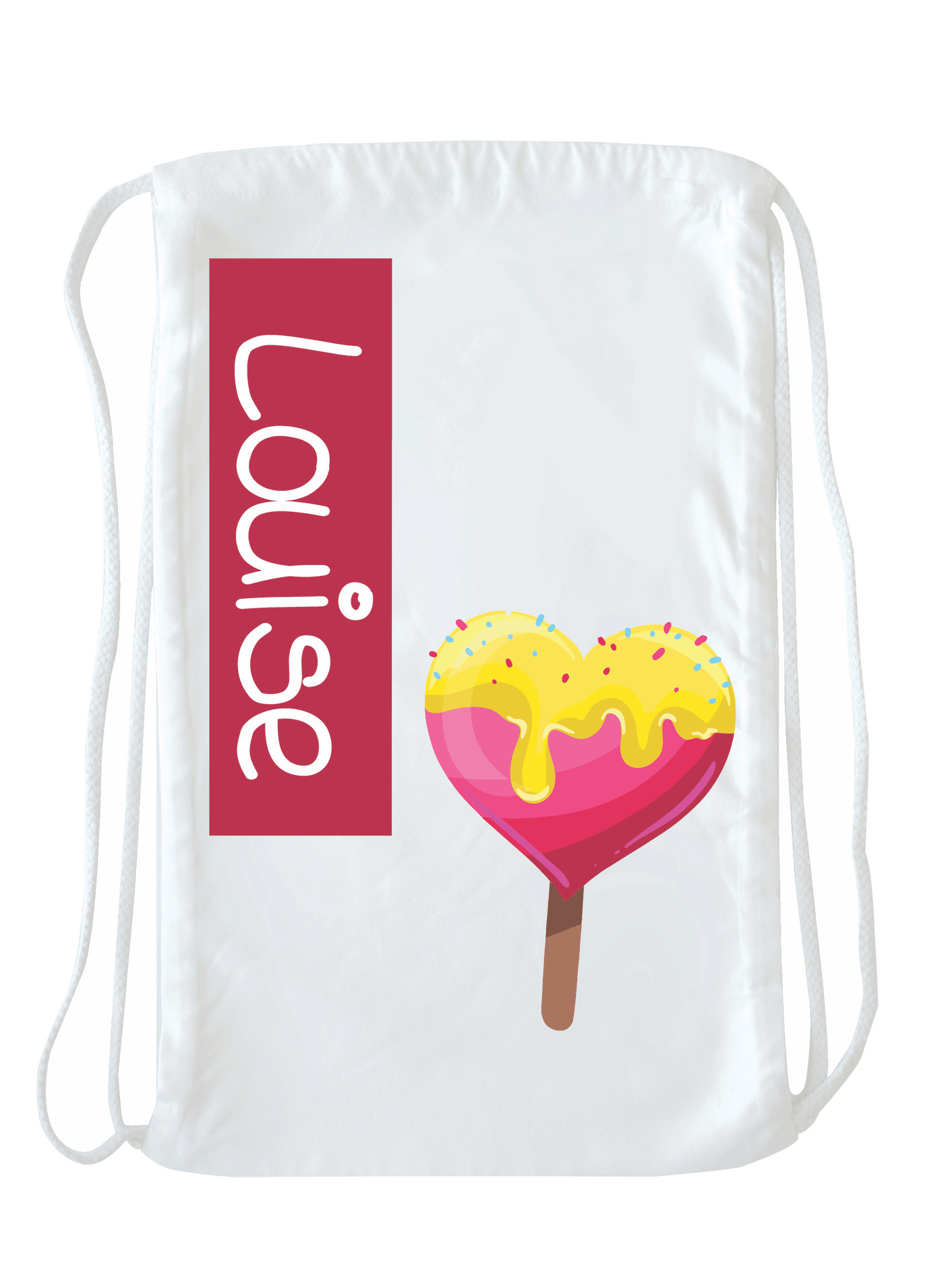 Popsicle Heart Bag