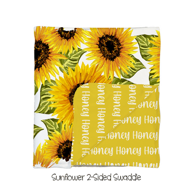 Sunflower 2-Sided Swaddle