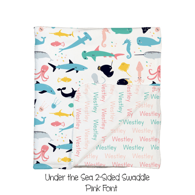 Under the Sea 2-Sided Swaddle