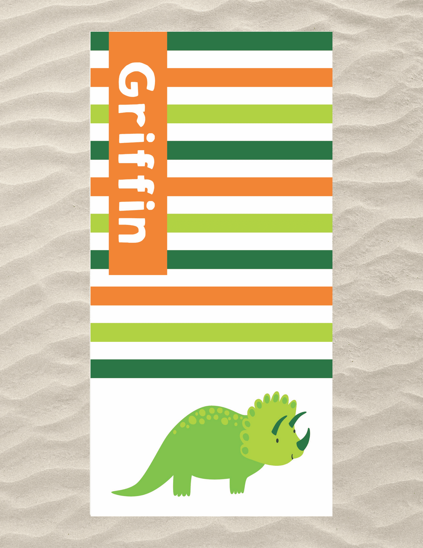 Dinosaur Beach Towel
