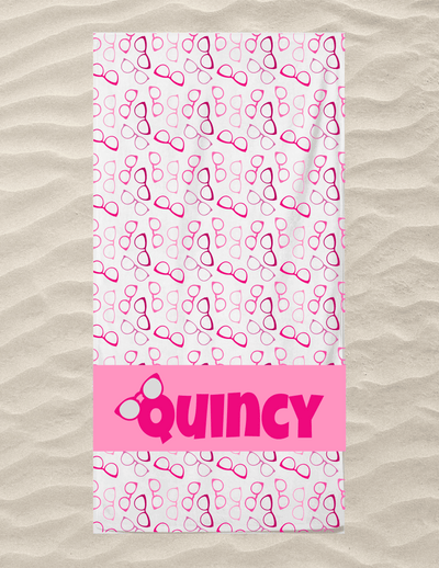 Glasses Beach Towel Multiple Colors