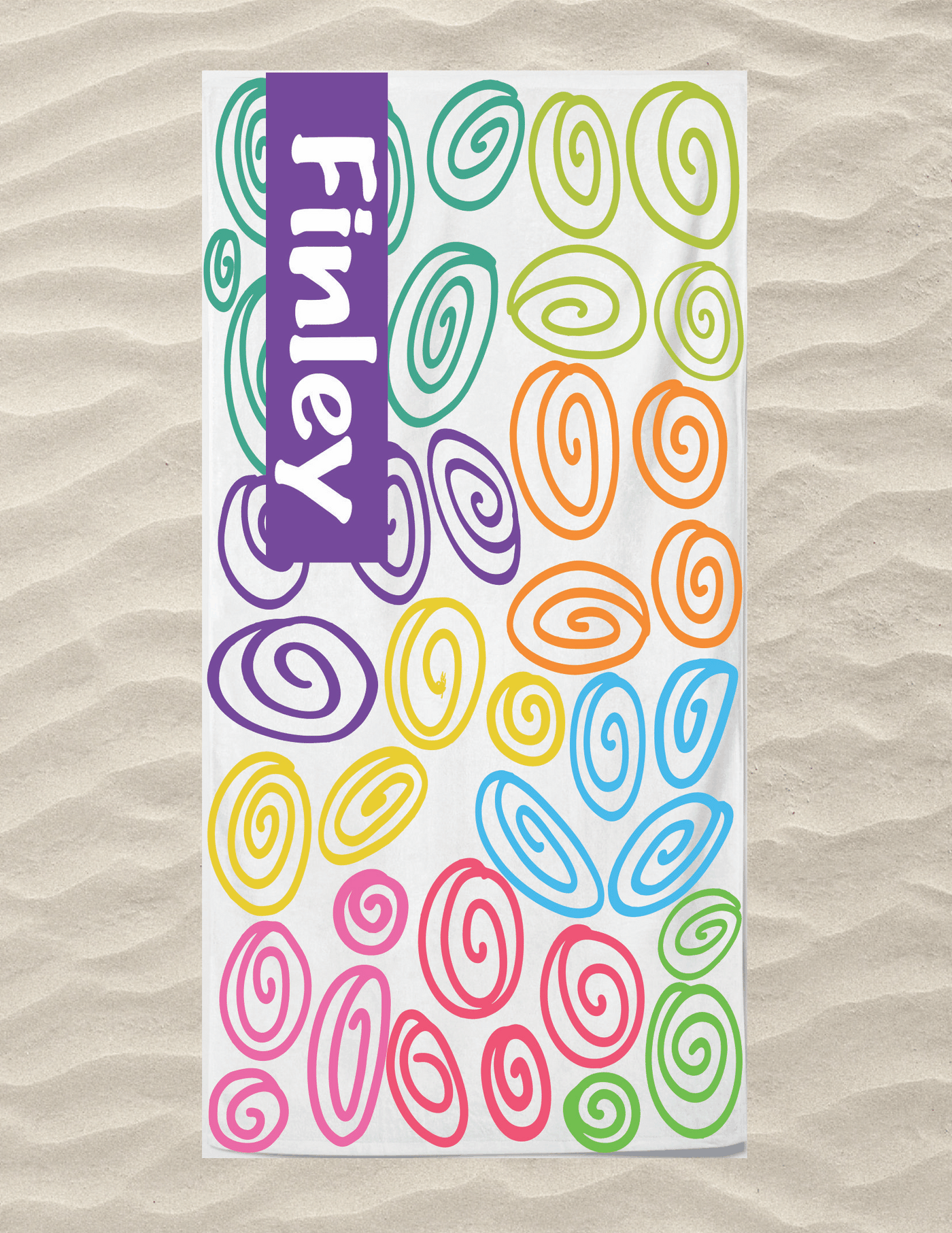 Spiral Beach Towel